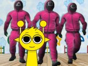 Leikur Sprunki í Squid Game Chamber  á netinu