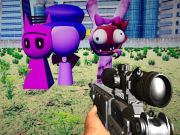 Leikur Sprunki Sniper Squid leikur  á netinu