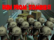 Leikur Hlaupa frá zombie!  á netinu
