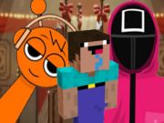 Leikur NextBots á Minecraft Squid Game Sprtuni  á netinu
