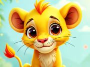 Leikur Jigsaw Puzzle: Baby Simba á netinu