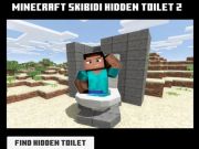 Leikur Minicraft skibidi falinn salerni 2  á netinu