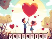 Leikur Falin Alphawords Valentine  á netinu