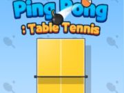 Leikur Ping pong borðtennis  á netinu