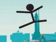 Leikur Flappy Stickman á netinu