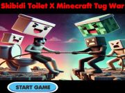 Leikur Skibidi salerni x minecraft dráttarstríð  á netinu