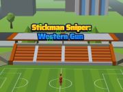 Leikur Stickman Sniper Western Gun á netinu
