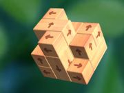 Leikur Pikkaðu á 3D viðarblokk í burtu  á netinu