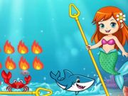 Leikur Princess vs Shark á netinu