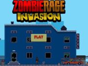 Leikur Innrás zombie reiði  á netinu