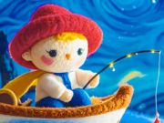 Leikur Jigsaw þraut: Starry Night Fishing  á netinu