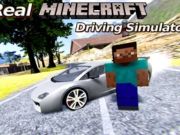 Leikur Raunverulegur minecraft akstur hermir  á netinu