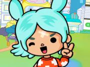 Leikur Jigsaw þraut: Toca Boca World  á netinu
