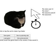 Leikur Spinning Cat Clicker  á netinu