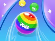 Leikur 2048 hlaupa glæsilegar kúlur  á netinu