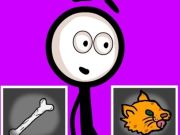 Leikur Stickman að velja aðgerðir  á netinu