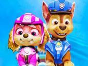 Leikur Jigsaw þraut: Paw Rescue  á netinu