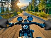 Leikur Mótorhjólakapphlaupari: Road Mayhem  á netinu