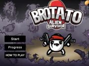 Leikur Brotato Alien Survivor  á netinu