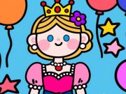 Leikur Litur eftir kóða: Litla prinsessa  á netinu