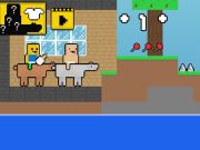 Leikur Elskan noob vs baby obby hestur  á netinu