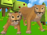 Leikur Cougar Simulator: Stórir kettir  á netinu