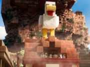 Leikur Minecraft Lava Chicken  á netinu