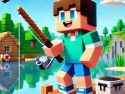 Leikur Noob skemmtilegur veiði  á netinu