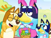 Leikur Jigsaw þraut: Bluey páskaklæðnaður upp  á netinu