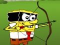 Leikur Spongebob skjóta Zombie á netinu
