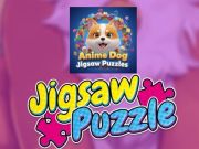 Leikur Anime hundur púsluspil á netinu