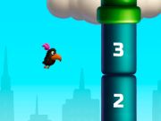 Leikur Flappy Skebob Math Bird á netinu