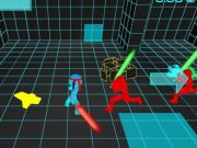 Leikur Stickman Neon Sword Fighting á netinu