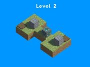 Leikur Block Pusher Voxel World 3D á netinu