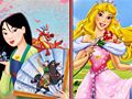 Leikur Mulan og Aurora á netinu