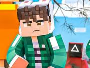 Leikur Jigsaw þraut: Squid Game Minecraft á netinu