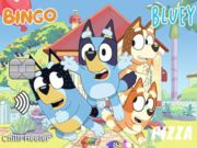 Leikur Jigsaw þraut: Bluey kreditkort á netinu