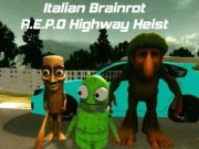 Leikur Ítalski Brainrot R. E. P. O Highway heist á netinu