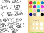 Leikur Alphabet Animal Coloring Book fyrir krakka á netinu