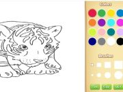 Leikur Baby Tiger litarbók á netinu