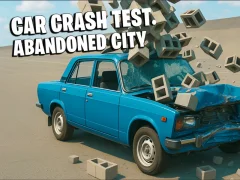 Leikur Car Crash Test Abandoned City á netinu