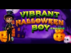 Leikur Vibrant Halloween Boy Escape á netinu