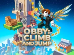 Leikur Obby: Climb and Jump á netinu