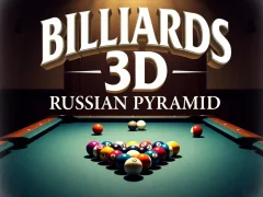 Leikur Billiards 3D Russian Pyramid á netinu