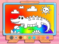Leikur Coloring Book: Crocodile á netinu
