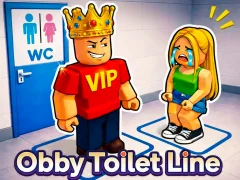 Leikur Obby Toilet Line á netinu