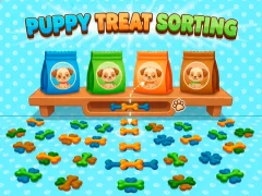 Leikur Puppy Treat Sorting á netinu