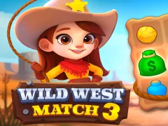 Leikur Wild West Match 3 á netinu