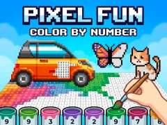 Leikur Pixel Fun Color By Number á netinu