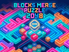 Leikur Blocks Merge Puzzle 2048 á netinu